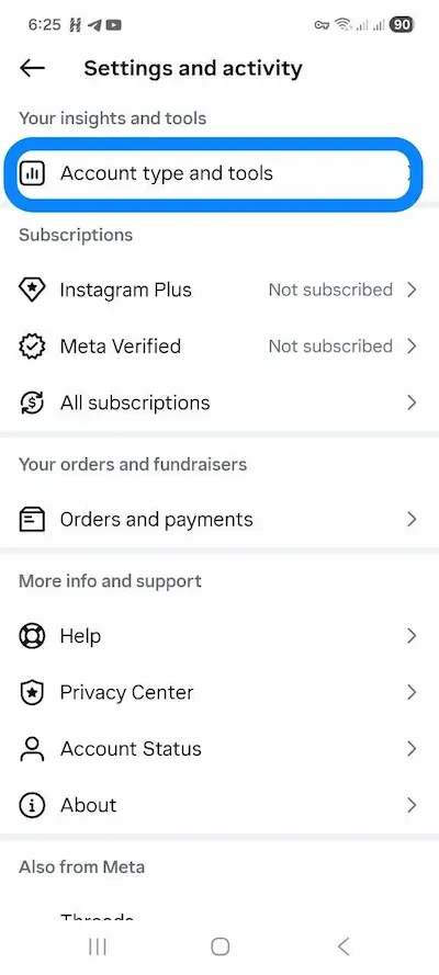 Switch to Professional Account Part 1